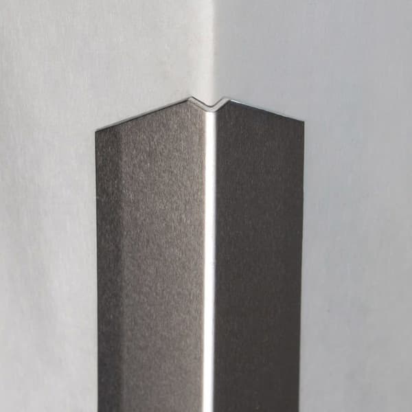 PROVISTON Skyddsvinkel i aluminium Alu rå l 40 mm H 40 mm L 1000 mm Självhäftande skyddsvinkel