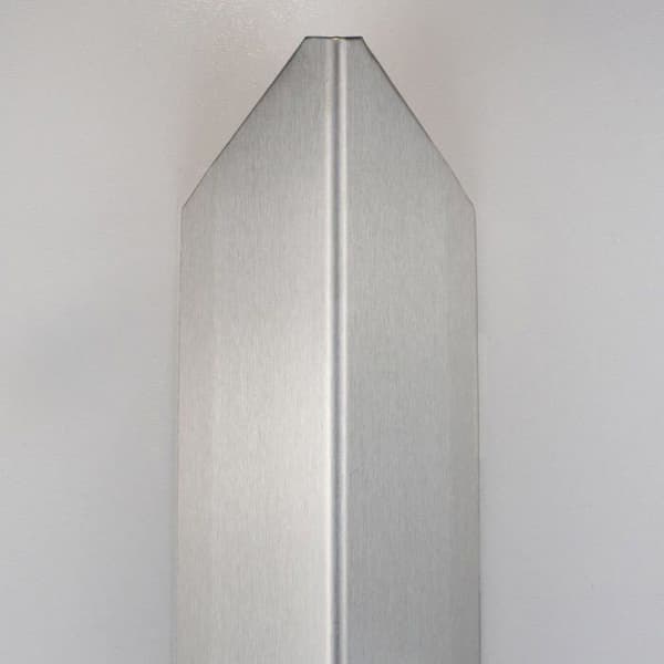 PROVISTON Skyddsvinkel i aluminium Alu rå l 40 mm H 40 mm L 1000 mm Självhäftande skyddsvinkel
