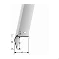Miniatyrbild 4 av 5: Nez de marche 50 x 48 x 2500 mm Alu Cornière Percé fraisé diff. s Küberit Argent