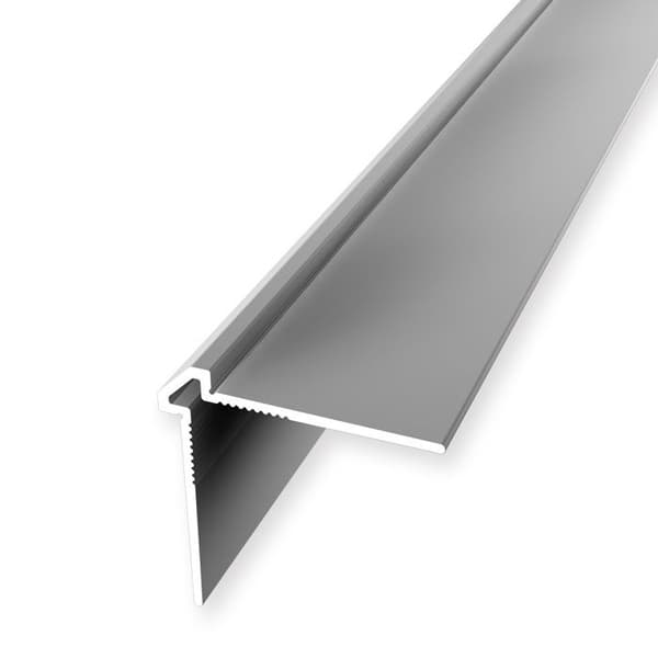 Väggprofil "Nr. 155" 25 x 25 x 2700 mm Alu Hörnprofil tapet Slät Silver oförstöd