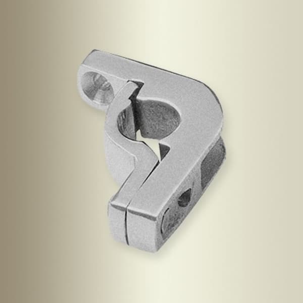 Ockra 39 x 10 x 40 mm borstat mässing diametern 13 mm Trappstänger Tillbehör Küberit