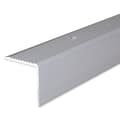 Miniatyrbild 1 av 5: PROVISTON Trappsteg 30 x 30 x 2700 mm Trappsteg Balkonghörn Kombinerad hörn Aluminium anodiserad Silver med hål