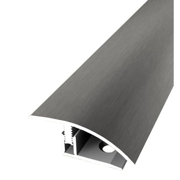 Profilrör för laminatjustering l 39 mm Höjdskillnad 7 - 12 mm i Aluminium Stålutseende L 1000 mm