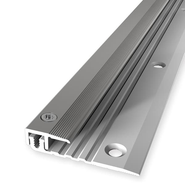 PROVISTON Avslutningsprofil Kompensation i vinyl l 17 mm Kompensation i H 4 - 9.5 mm L 2700 mm Aluminiumprofil Utseende i...
