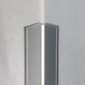 Miniatyrbild 1 av 3: Skyddsvinkelhörn 30 x 30 mm i aluminium med enkel vikning, självhäftande eller med hål - Rå aluminium - 1,5 mm - 1500 - utan hål.