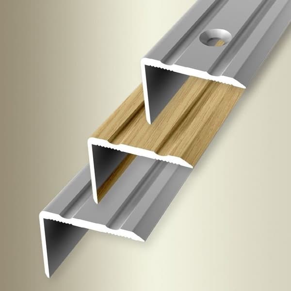 PROVISTON Hörnlist l 24,5 mm H 0 - 17 mm Fällbar självhäftande svart L 2700 mm