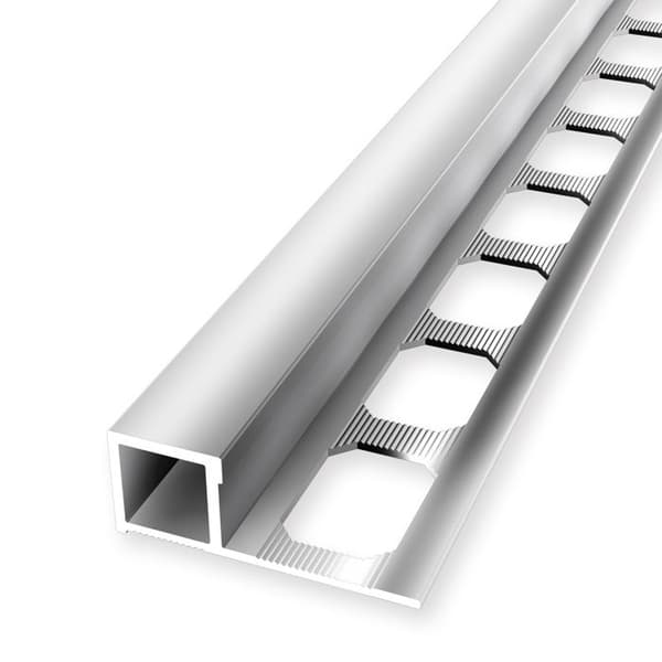 Profil 12,5 x 35 mm H för kant 12,5 mm lukkat profil med punchnings Küberit
