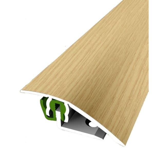 PROVISTON | Övergångsprofil | Profil för parkett | Bredd: 51 mm | Höjdkompensation: 3 - 23 mm | Längd: 900...
