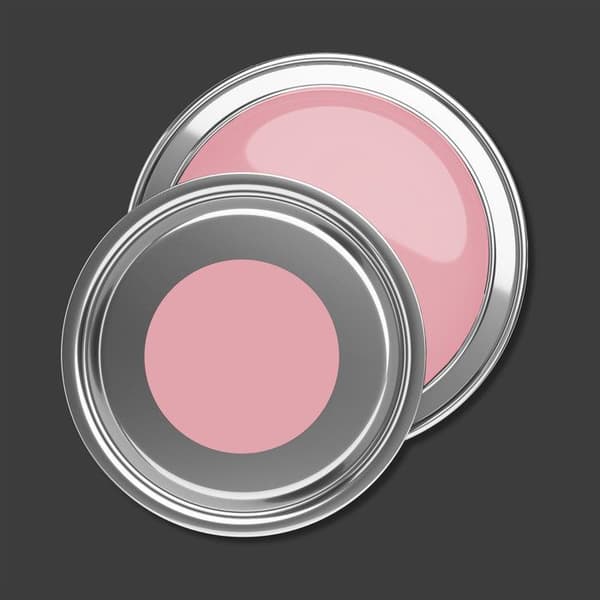 Väggfärg rosa PURO Melon Pink Dispersion exklusiv för inomhus Hög intensitet 1 liter