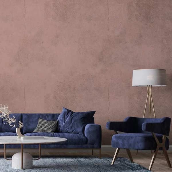 Målning väggrosa PURO Pinkish Beige Dispersion exklusiv för inomhus Hög intensitet av 5 liter