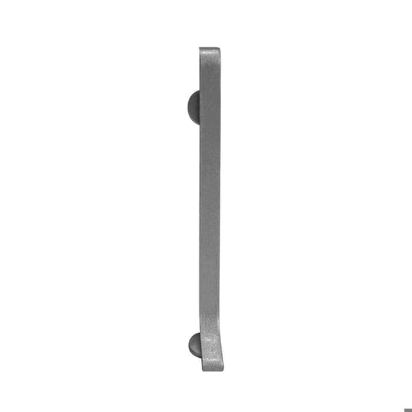 PROVISTON Rätt ändstycke för metallprofiler H 60 mm Tillbehör för metallprofiler Pressgjuten Silver