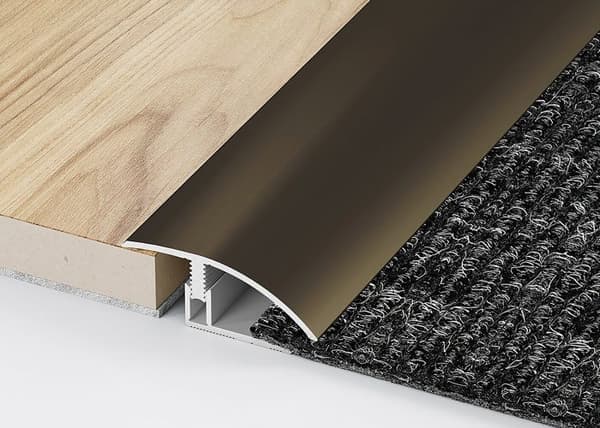 PROVISTON Profi är en övergång Kompensera av laminat 39 mm Kompensera av H 7 - 12 mm 900 mm Profi av aluminium Ek grå...