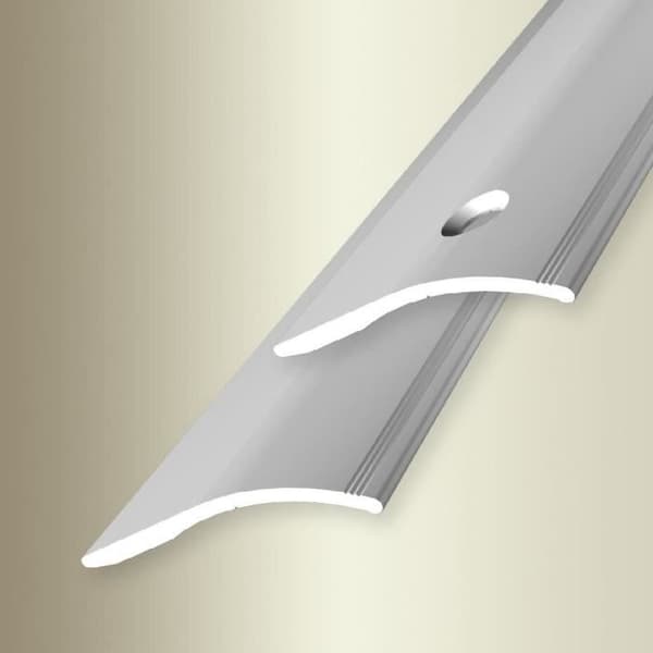 PROVISTON Justeringsprofil 40 x 0 - 18 x 2700 mm Aluminium Höjdskillnad Självhäftande Silver