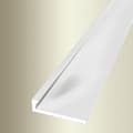 Miniatyrbild 1 av 5: PROVISTON Avslutningsprofil l 21 mm H 2 mm L 2500 mm Aluminium pulverlackad Profil icke stansad Vit Obohrat