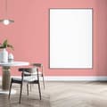 Miniatyrbild 4 av 5: Målade vägg rosa PURO Peachy Pink Dispersion exklusiv för inomhus Hög intensitet 5 liter