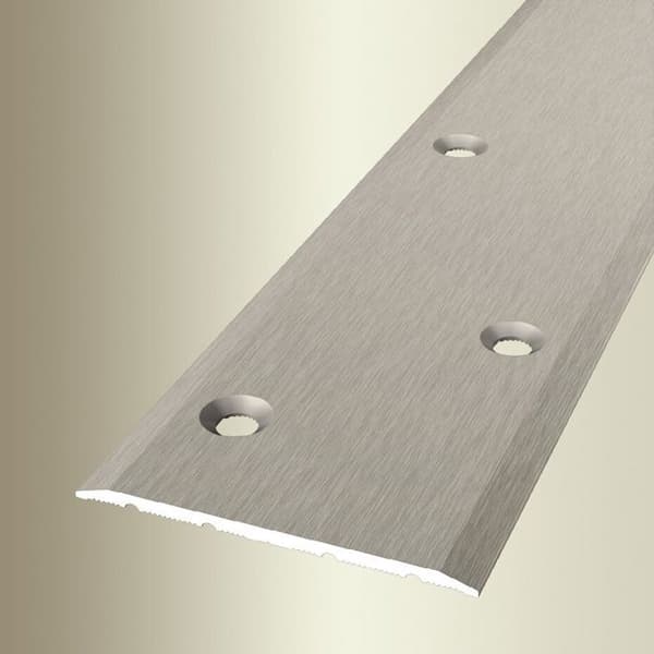 PROVISTON Övergångsprofil l 60 mm H 0 - 99 mm L 1000 mm Anodiserad aluminium Slät Platinium Fint slipad Förskjuten Infälld Pe...