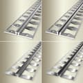 Miniatyrbild 3 av 5: Profilprofildilatation Bred 48 mm Lång 2500 mm Alu Silikonpackning Stämplat 3 mm Silver Svart
