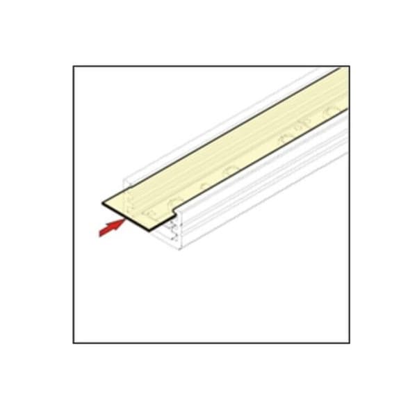 PROVISTON Plastöverdrag Vitt För LED-aluminprofiler 2000mm LED-belysning Indirekt belysning LED-stripes 1 styck