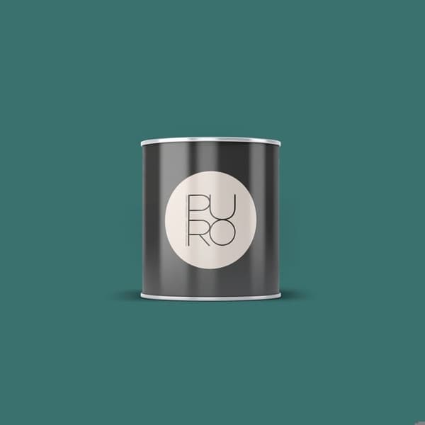 Grön väggfärg | PURO Brilliant Green | Exklusiv dispersion för inomhusbruk Hög färgintensitet | 1 liter