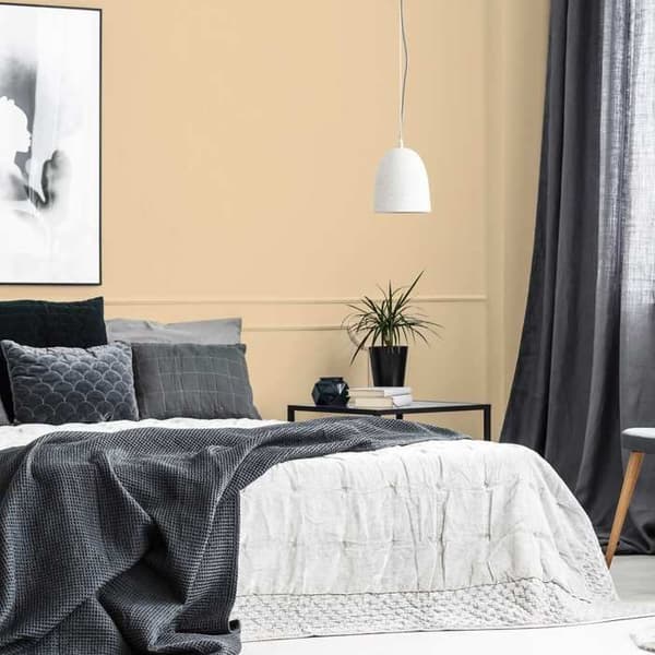 Beige PURO väggfärg Velvet Saffran inomhus hög intensitet 1 liter