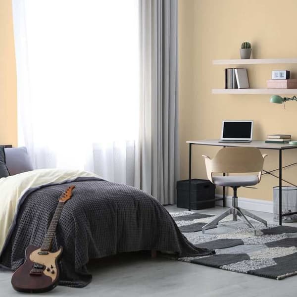 Beige PURO väggfärg Velvet Saffran inomhus hög intensitet 1 liter