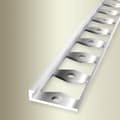 Miniatyrbild 1 av 5: PROVISTON Avslutningsprofil l 21 mm H 4.5 mm L 2500 mm Aluminium Metallprofil