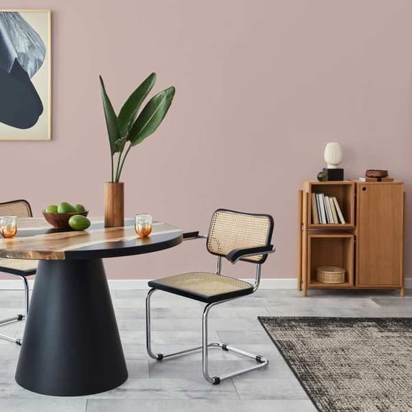 Muralmålning rosa PURO Petal Beige Dispersion exklusiv för inomhus Hög intensitet av 1 liter