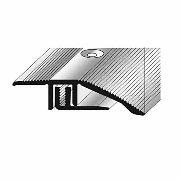 Laminatkompenseringsprofil 5 - 9 x 39 mm aluminium. Anodiserad guld.