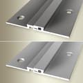 Miniatyrbild 3 av 6: PROVISTON Profil för expansionsfogar 53 x 2.2 x 2700 mm Anodiserad aluminium Expansionskapacitet 2.5 mm