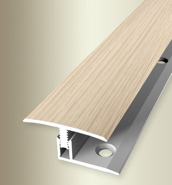 PROVISTON | Övergångsprofil | Laminatkompensation | Bredd: 31,5 mm | Höjdkompensation: 7 - 12 mm | Längd...