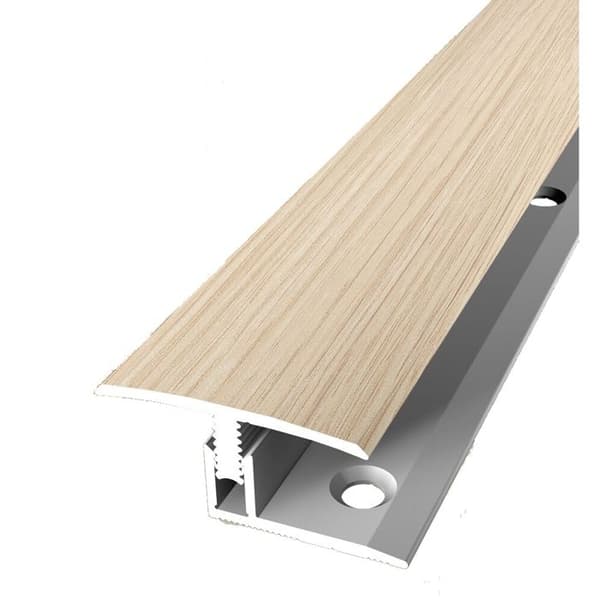 PROVISTON | Övergångsprofil | Laminatkompensation | Bredd: 31,5 mm | Höjdkompensation: 7 - 12 mm | Längd...