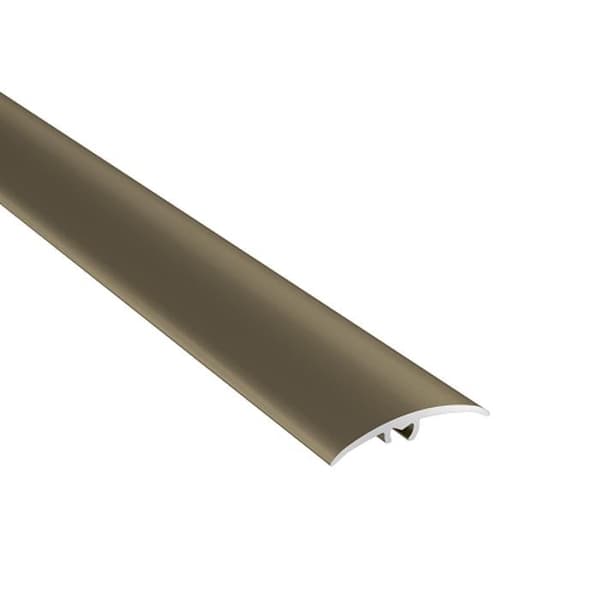 PROVISTON Kompenseringsprofil 30 x 1860 mm i aluminium 3 i 1 Övergångsprofil, ytprofil Titan