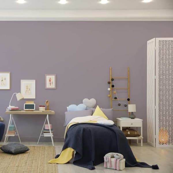 Väggfärg Violet PURO Pure Mauve Inomhusdispersion Hög intensitet 1 liter