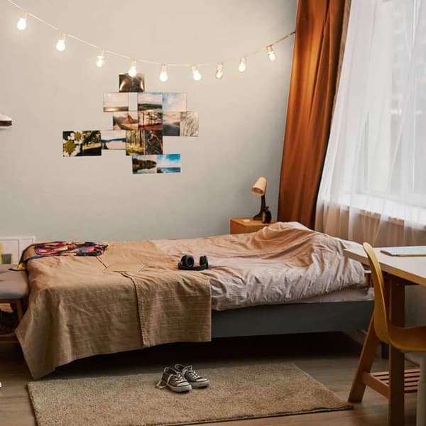 Muralmålning Beige PURO Gentle Brown Exklusiv inomhusdispersion Hög intensitet 1 liter