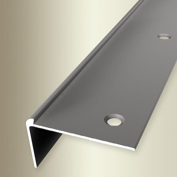 PROVISTON Profil för marknadsföring 48x2,5x2500mm Anodiserat aluminium Borra Hög kvalitet Silver