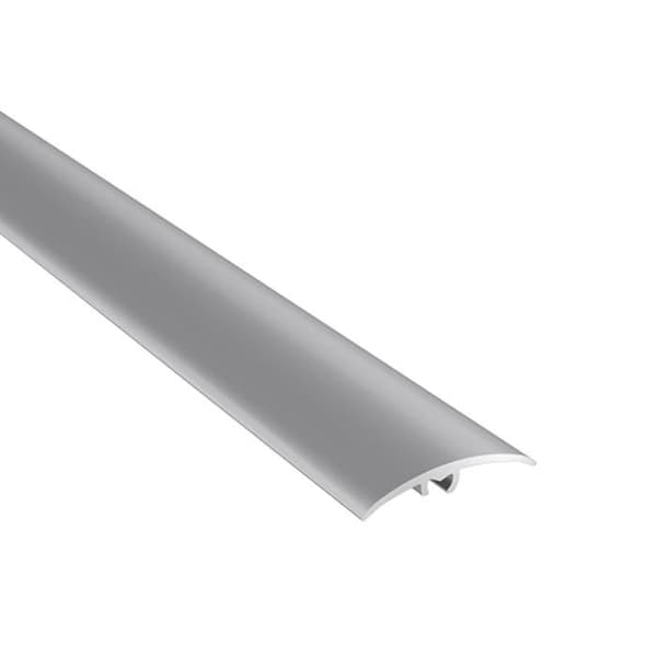 PROVISTON Kompensationsprofil 30 x 1860 mm i aluminium 3 i 1 Övergångsprofil Avslutningsprofil Silver