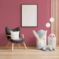 Miniatyrbild 4 av 5: Målning väggrosa PURO Blushing Pink Dispersion exklusiv för inomhus Hög intensitet på 5 liter