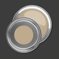 Miniatyrbild 2 av 5: Beige PURO mjukbrun väggfärg inomhus exklusiv hög intensitet 5 liter