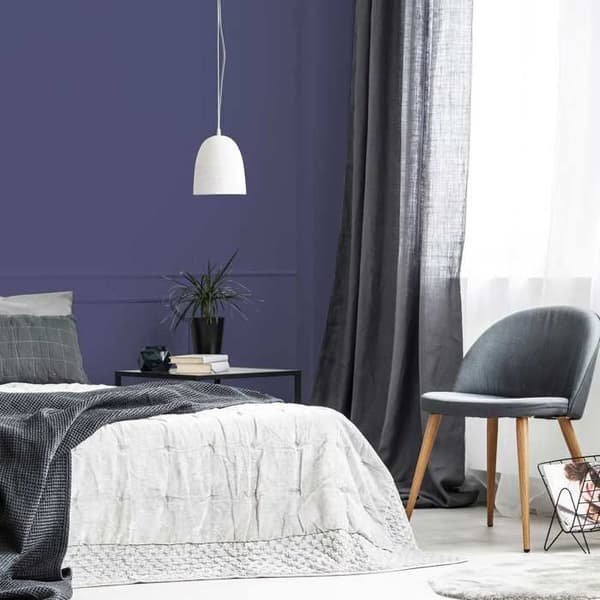Väggmålning Lila PURO Orenad Mauve Inomhusdispersion Hög intensitet på 5 liter