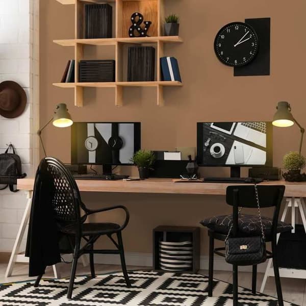 Väggfärg Beige PURO Marina Beige Dispersion exklusiv för inomhus Hög intensitet på 1 liter