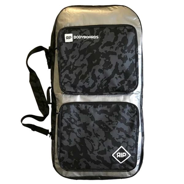 Rip Taskukannen Kanssa Bodyboard Logo Ogm Harmaa
