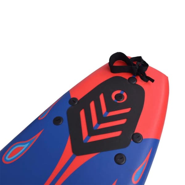 vidaXL Surffilauta Sininen ja punainen 170 cm