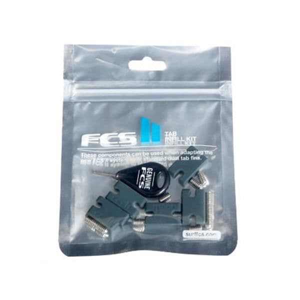 FCS II Tab Infill Kit anpassningssats - FCS - Svart - för gamla fenor - Surf