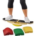 Miniatyrbild 4 av 4: Blue Planet Balance Surfer Justerbar balansbräda i trä för kontor, skrivbord, surfing, SUP, yoga, träning När det gäller