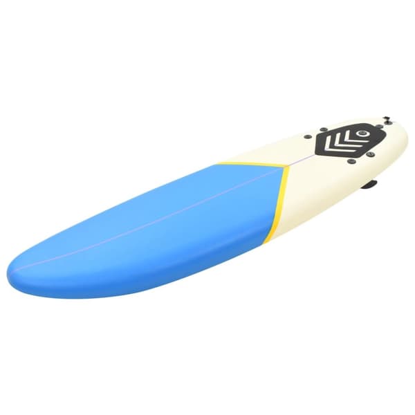 Surfbräda 170 cm blå och gräddvit