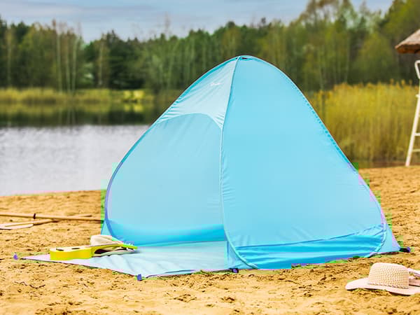 Instant beach tent TRACER Blue 160 x 150 x 115cm