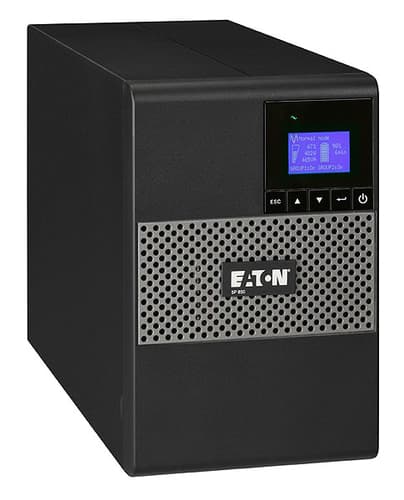 UPS Eaton, Line int., Rack, 420 W, AVR, IEC x 4, display LCD, back-up 1 - 10 min. "5P650i" (timbru verde 11 lei) Sort