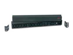 Rack PDU,Basic, 1U, 16A,208&230V, (10)C13 & (2)C19 Sort
