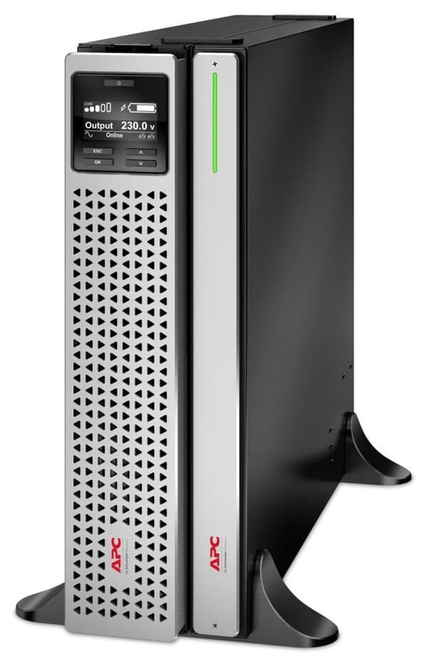 APC Smart-UPS SRT Li-Ion 1500VA RM 230V Network Card Sort, Grå