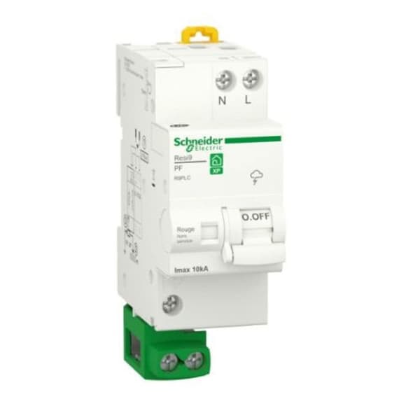 Combi överspänningsskydd RESI9 10kA 1P+N med tillbehör - SCHNEIDER ELECTRIC - R9PLC